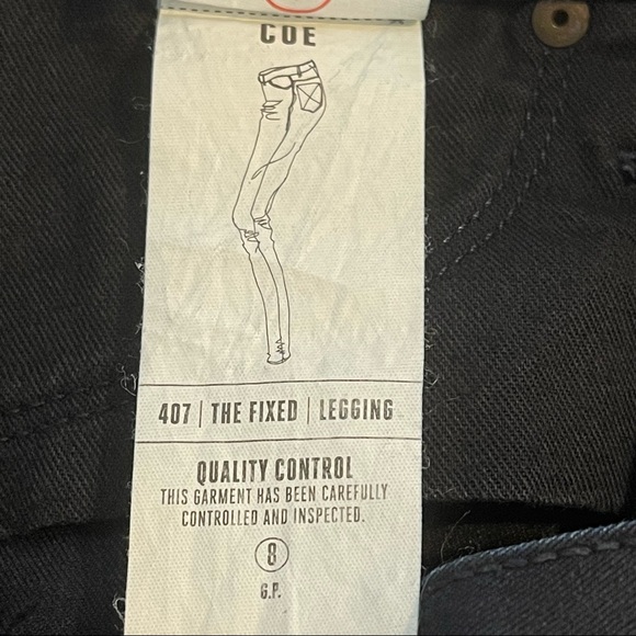 The Sinclair MFGRP | BLACK Rohe Coated Moto Zip Ankle Fixed Leggings - Picture 5 of 7